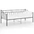 Produktbild 2 för Sängram bäddsoffa svart metall 90x200 cm