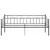 Produktbild 4 för Sängram bäddsoffa svart metall 90x200 cm