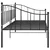 Produktbild 5 för Sängram bäddsoffa svart metall 90x200 cm