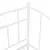 Produktbild 10 för Utdragbar sängram bäddsoffa vit metall 90x200 cm