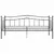 Produktbild 4 för Sängram bäddsoffa svart metall 90x200 cm