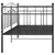 Produktbild 5 för Sängram bäddsoffa svart metall 90x200 cm