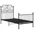 Produktbild 2 för Sängram svart metall 90x200 cm 