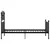 Produktbild 4 för Sängram svart metall 100x200 cm