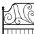 Produktbild 5 för Sängram svart metall 120x200 cm