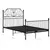 Produktbild 6 för Sängram svart metall 120x200 cm