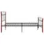 Produktbild 5 för Sängram svart metall 120x200 cm