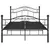 Produktbild 3 för Sängram svart metall 120x200 cm