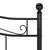 Produktbild 6 för Sängram svart metall 200x200 cm