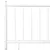 Produktbild 6 för Sängram vit metall 90x200 cm