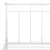 Produktbild 5 för Sängram vit metall 100x200 cm