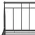 Produktbild 5 för Sängram svart metall 120x200 cm