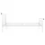 Produktbild 3 för Sängram vit metall 120x200 cm