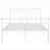 Produktbild 4 för Sängram vit metall 120x200 cm