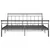 Produktbild 4 för Sängram svart metall 180x200 cm