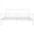 Produktbild 4 för Sängram vit metall 200x200 cm