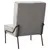 Produktbild 4 för Avkopplingsstol 65x79x87 cm ljusgrå sammet