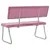 Produktbild 4 för Bänk 110 cm rosa sammet