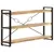 Produktbild 7 för Bokhylla med 3 hyllplan 140x30x80 cm massivt mangoträ