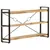 Produktbild 8 för Bokhylla med 3 hyllplan 140x30x80 cm massivt mangoträ