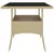Produktbild 9 för Matgrupp för trädgården 5 delar konstrotting beige