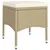 Produktbild 6 för Matgrupp för trädgården 9 delar konstrotting beige