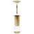 Produktbild 4 för Pop-up bottenventil utan överflödesfunktion guld 6,4x6,4x9,1 cm