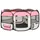 Hopfällbar hundhage med väska rosa 145x145x61 cm