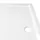 Duschkar rektangulärt ABS vit 80x90 cm