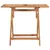 Produktbild 2 för Hopfällbart trädgårdsbord 90x60x75 cm massiv teak