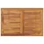 Produktbild 4 för Hopfällbart trädgårdsbord 90x60x75 cm massiv teak