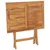 Produktbild 5 för Hopfällbart trädgårdsbord 90x60x75 cm massiv teak