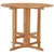 Produktbild 3 för Hopfällbart trädgårdsbord Ø90x75 cm massiv teak