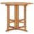 Produktbild 3 för Hopfällbart trädgårdsbord 90x90x75 cm massiv teak