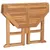 Produktbild 5 för Hopfällbart trädgårdsbord 90x90x75 cm massiv teak