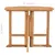 Produktbild 7 för Hopfällbart trädgårdsbord 90x90x75 cm massiv teak