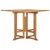 Produktbild 3 för Hopfällbart trädgårdsbord 90x90x75 cm massiv teak