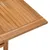 Produktbild 6 för Hopfällbart trädgårdsbord 90x90x75 cm massiv teak