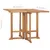 Produktbild 7 för Hopfällbart trädgårdsbord 90x90x75 cm massiv teak