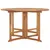 Produktbild 3 för Hopfällbart trädgårdsbord Ø120x75 cm massiv teak