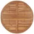 Produktbild 4 för Hopfällbart trädgårdsbord Ø120x75 cm massiv teak