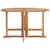 Produktbild 2 för Hopfällbart trädgårdsbord 120x120x75 cm massiv teak