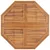Produktbild 4 för Hopfällbart trädgårdsbord 120x120x75 cm massiv teak