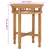 Produktbild 6 för Cafébord Ø60x60 cm massiv teak