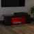 Produktbild 6 för TV-bänk med LED-belysning svart högglans 90x39x30 cm