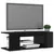 Produktbild 7 för TV-bänk med LED-belysning svart högglans 90x39x30 cm