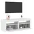 Produktbild 6 för TV-bänk med LED-belysning vit 120x35x40 cm