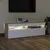 Produktbild 3 för TV-bänk med LED-belysning vit och sonoma-ek 120x35x40 cm