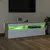 Produktbild 5 för TV-bänk med LED-belysning vit och sonoma-ek 120x35x40 cm