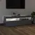 Produktbild 3 för TV-bänk med LED-belysning grå högglans 120x35x40 cm